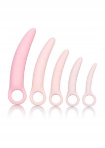 Dildo CalExotics Silicone Dilator 5 szt. Set 7,5 cm różowy silikonowe