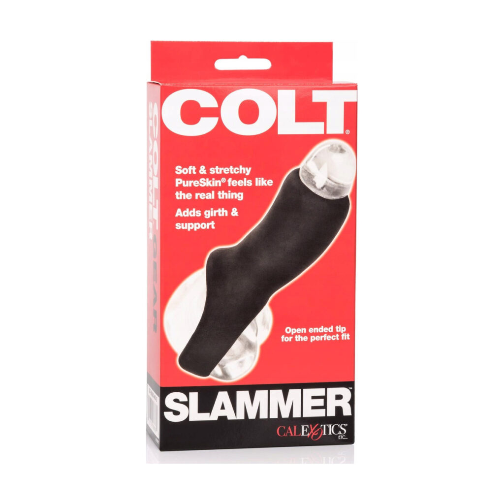 Nakładka na penisa CalExotics Colt Slammer czarna 10,75 cm