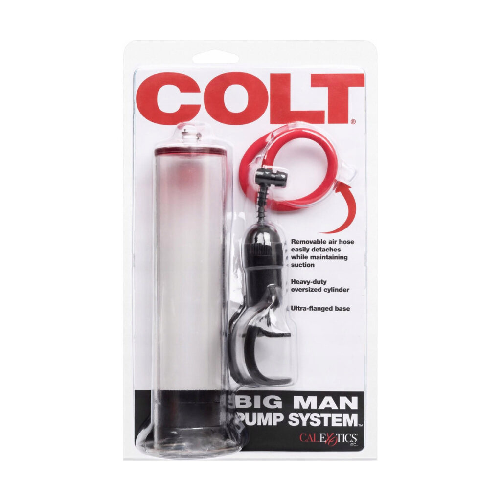 Pompka erekcyjna CalExotics ssąca COLT Big Man przezroczysta 29,25 cm