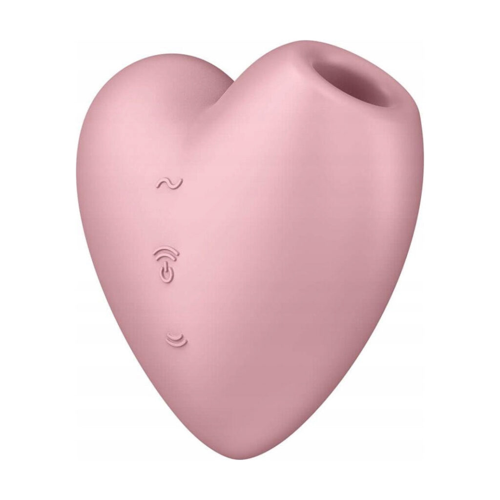 Stymulator Satisfyer Cutie Heart Light 7 cm czerwony silikon USB