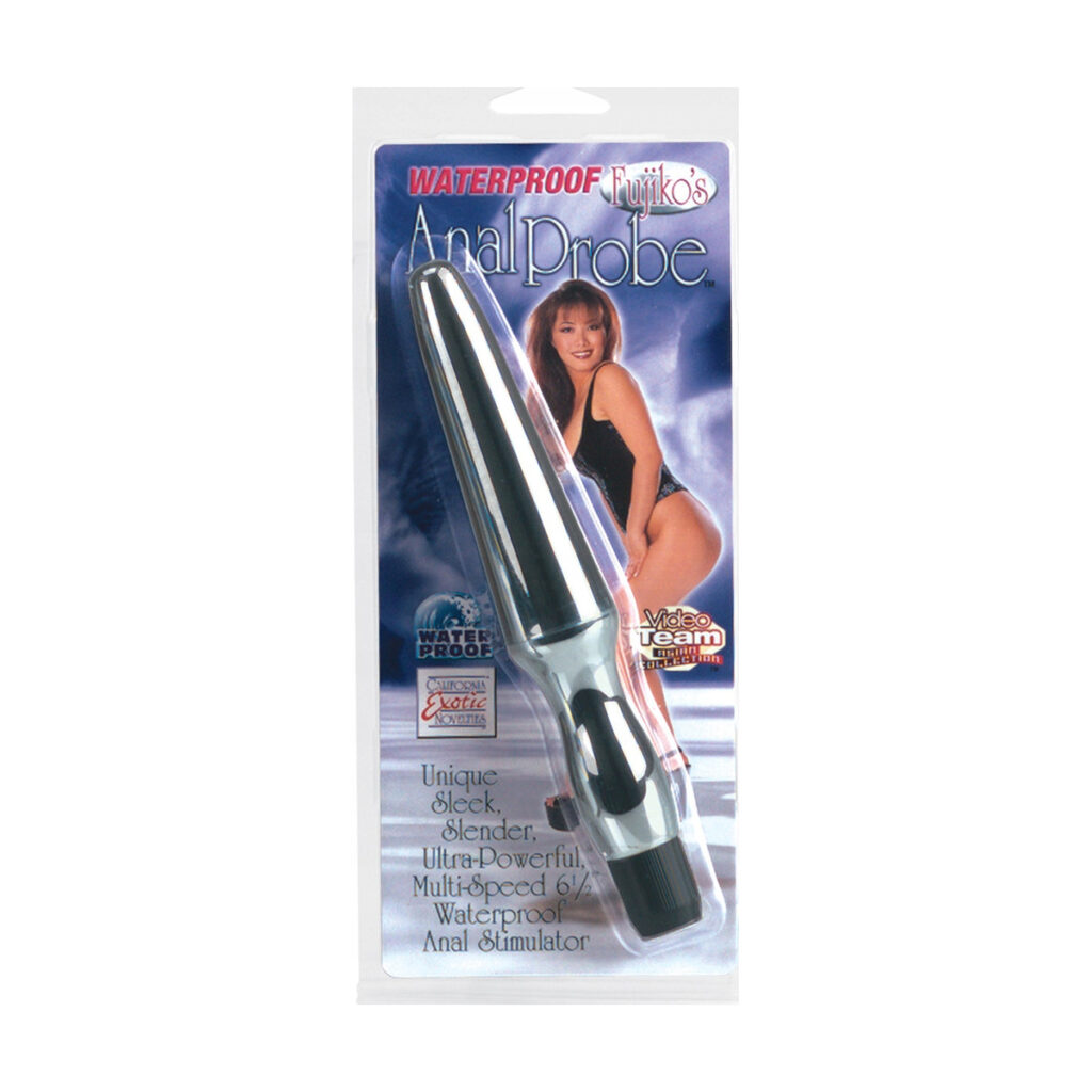Wibrator analny CalExotics wodoodporny srebrny 16,5 cm ABS