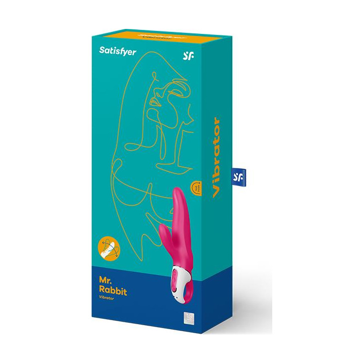 Wibrator króliczek Satisfyer Vibes Mr Rabbit silikonowy USB 22 cm