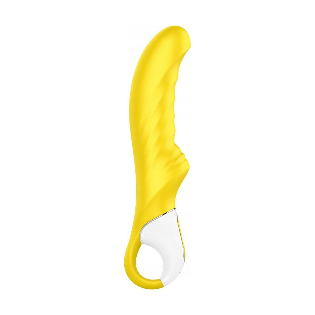 Wibrator punktu G Satisfyer Yummy Sunshine żółty silikonowy USB 23 cm