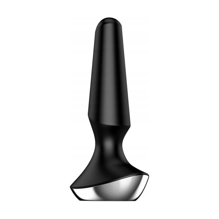 Korek analny Satisfyer wibrujący Plug-ilicious 2 silikonowy czarny