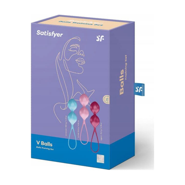 Kulki gejszy Satisfyer jądra C03 double 3 szt. duże silikonowe