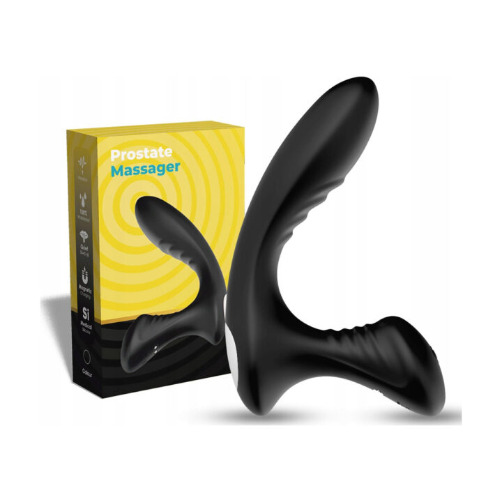 Masażer prostaty B-Series Joy Storm USB wodoodporny czarny z silikonu