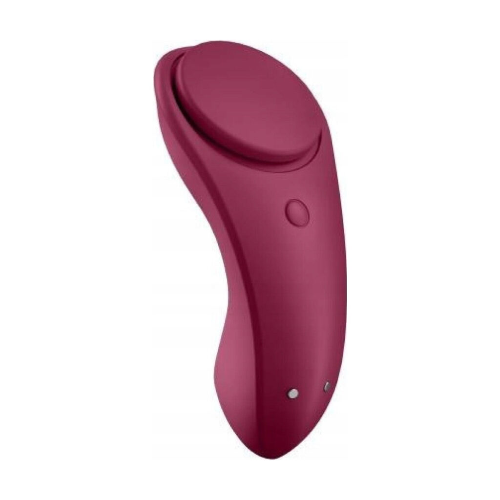 Stymulator Satisfyer Secret Panty czerwony USB 85,7 mm silikonowy