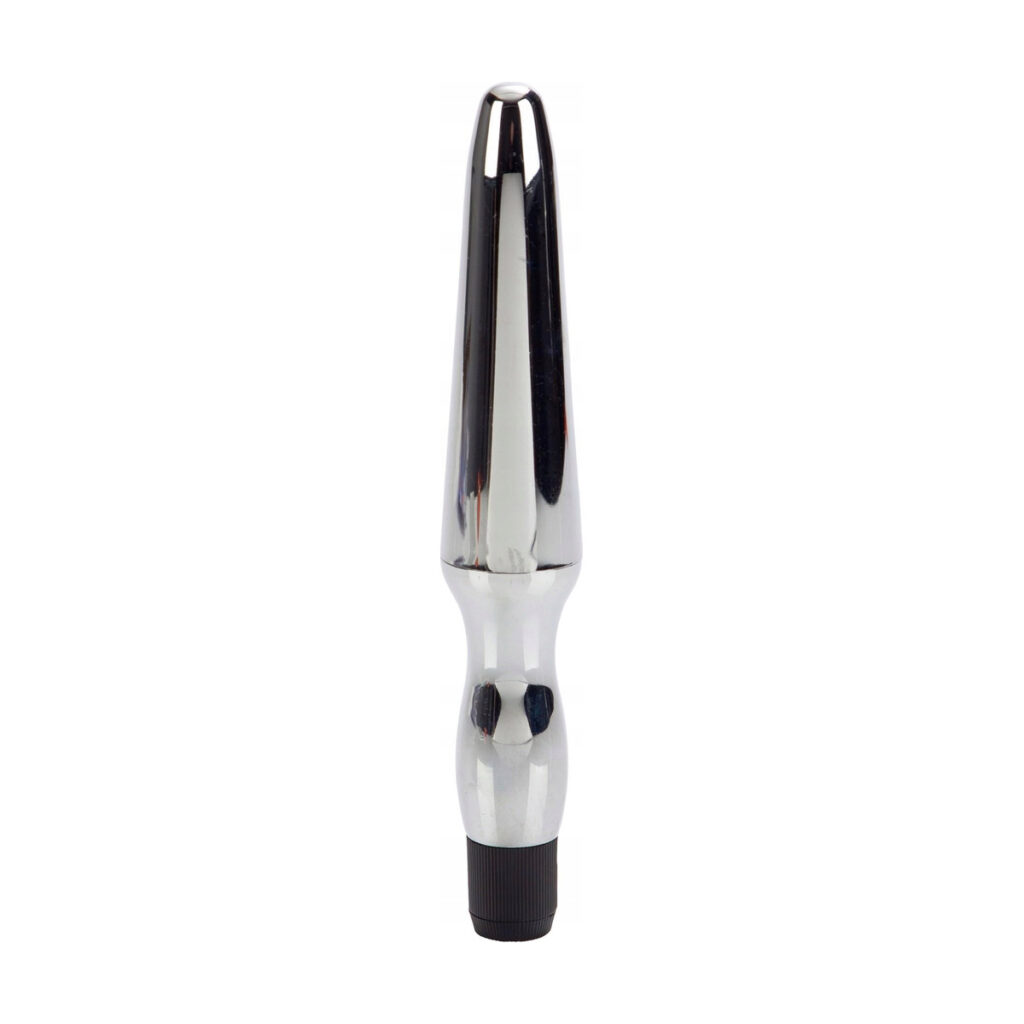 Wibrator analny CalExotics wodoodporny srebrny 16,5 cm