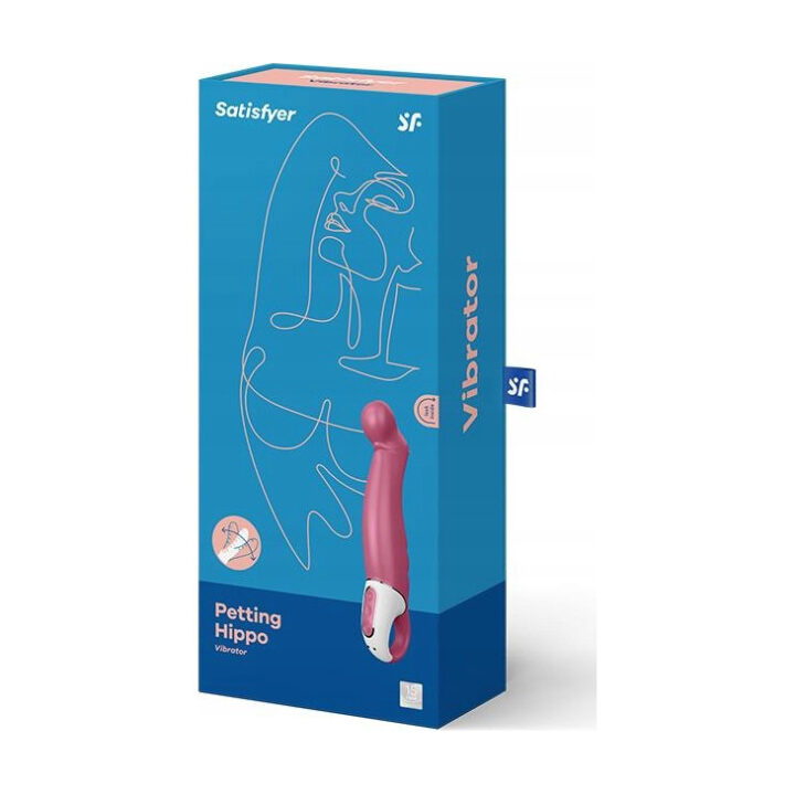 Wibrator punktu G Satisfyer Petting Hippo 23 cm wodoodporny
